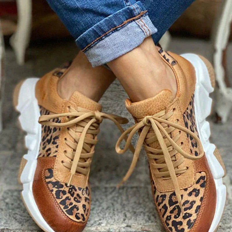 Crissa | Zapatillas cómodas de leopardo