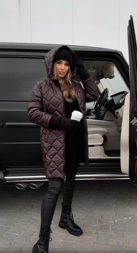 Marisol | Chaqueta acolchada elegante con capucha